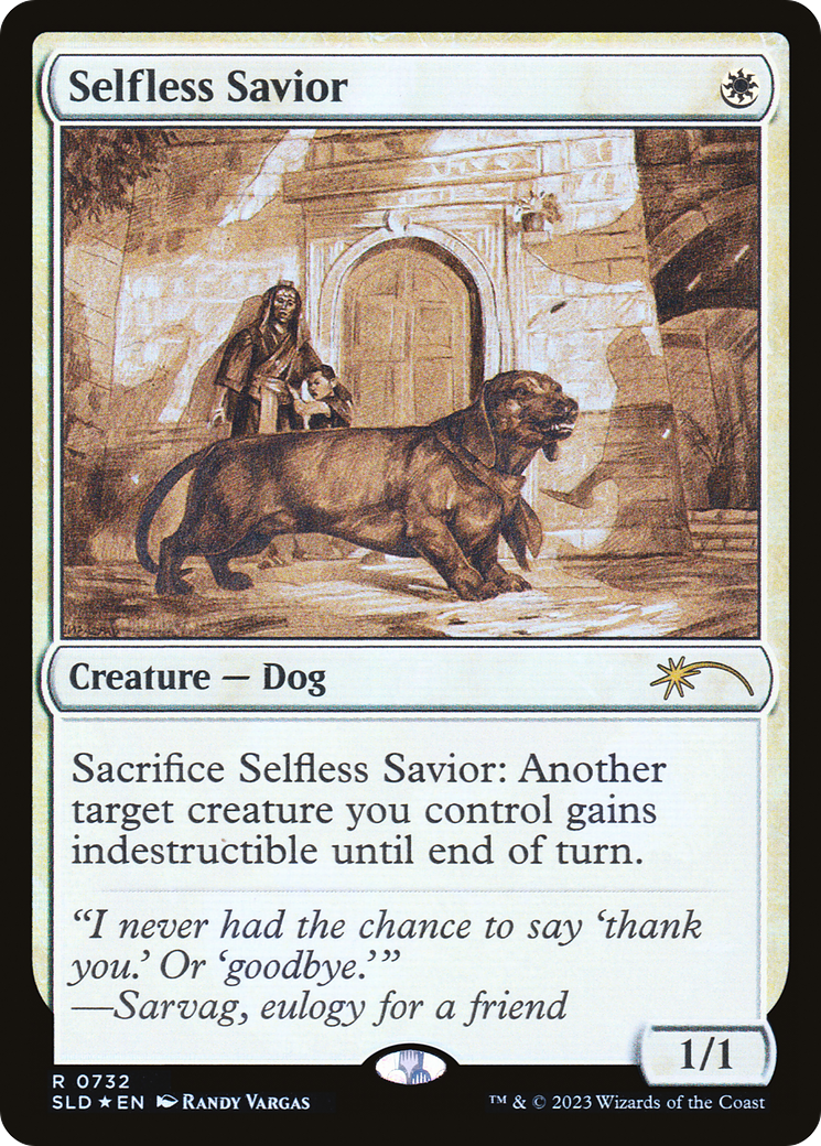 Selfless Savior (0732) (Showcase) - Foil