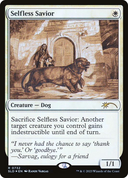 Selfless Savior (0732) (Showcase) - Foil