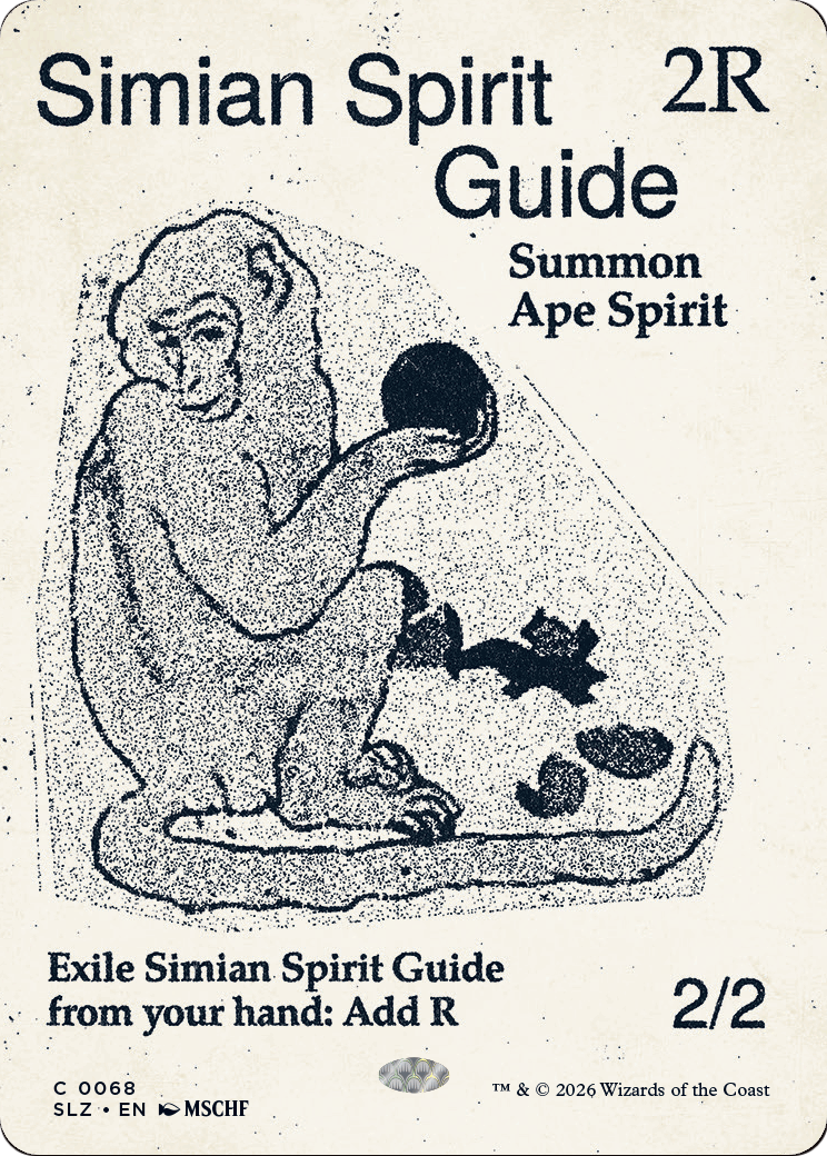 Simian Spirit Guide (0068) (Showcase) (SLZ)