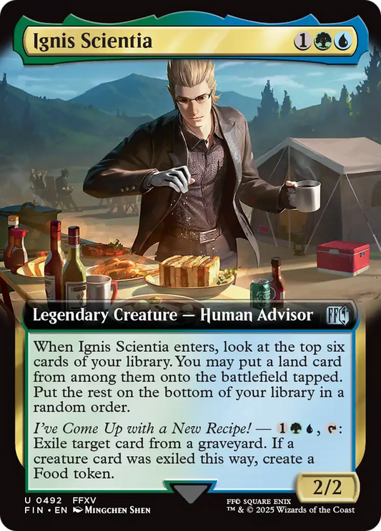 Ignis Scientia (0492) (Extended Art) - Foil
