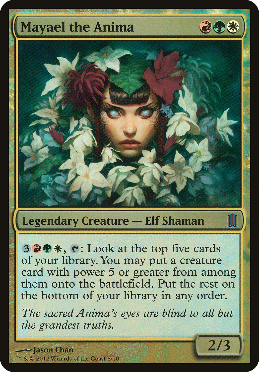 Mayael the Anima (8/10) (Oversized) - Foil