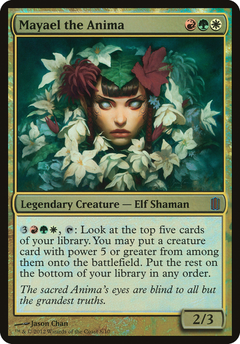 Mayael the Anima (8/10) (Oversized) - Foil