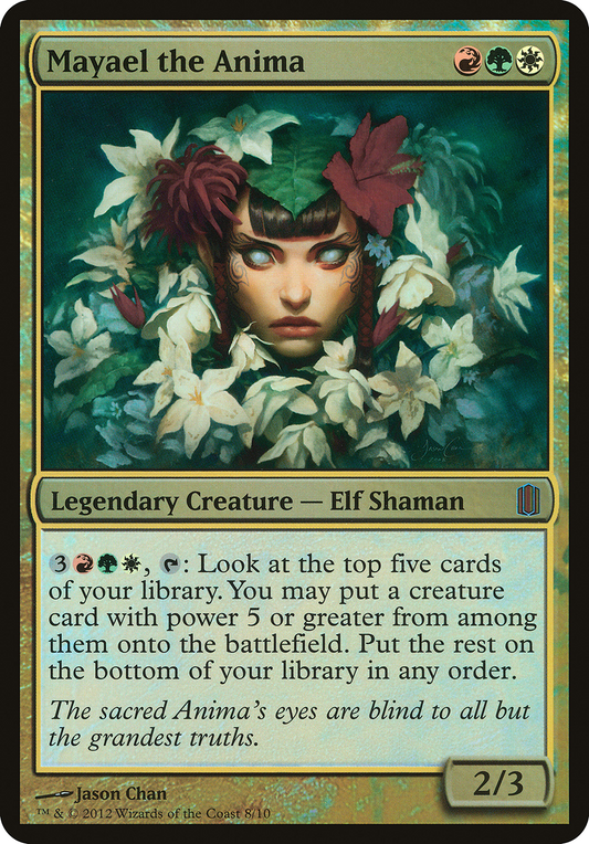 Mayael the Anima (8/10) (Oversized) - Foil