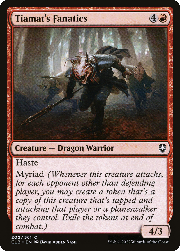 Tiamat's Fanatics - Foil