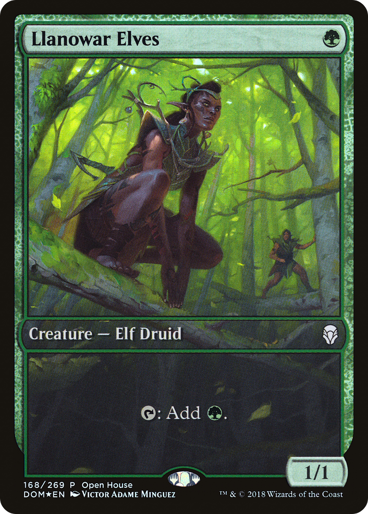 Llanowar Elves (168) (Open House) - Foil