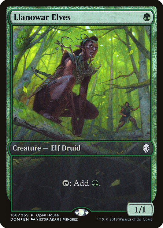 Llanowar Elves (168) (Open House) - Foil