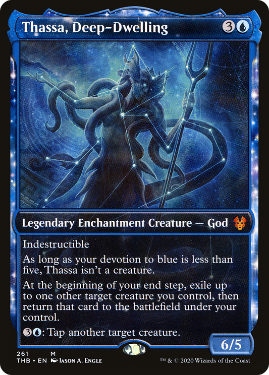 Thassa, Deep-Dwelling (261) (Showcase) - Foil