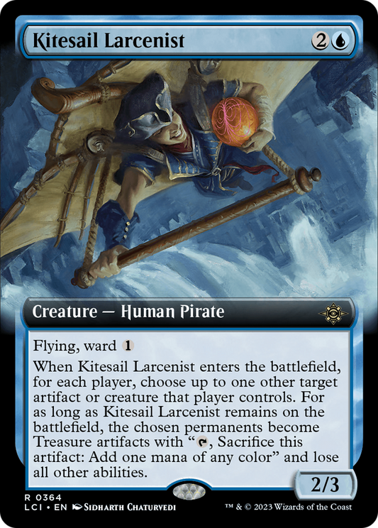 Kitesail Larcenist (0364) (Extended Art) - Foil