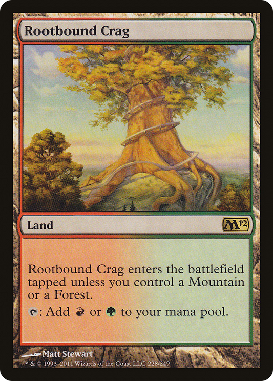 Rootbound Crag - Foil