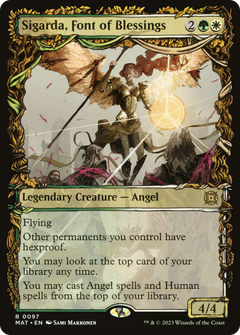Sigarda, Font of Blessings (0097) (Showcase) - Foil