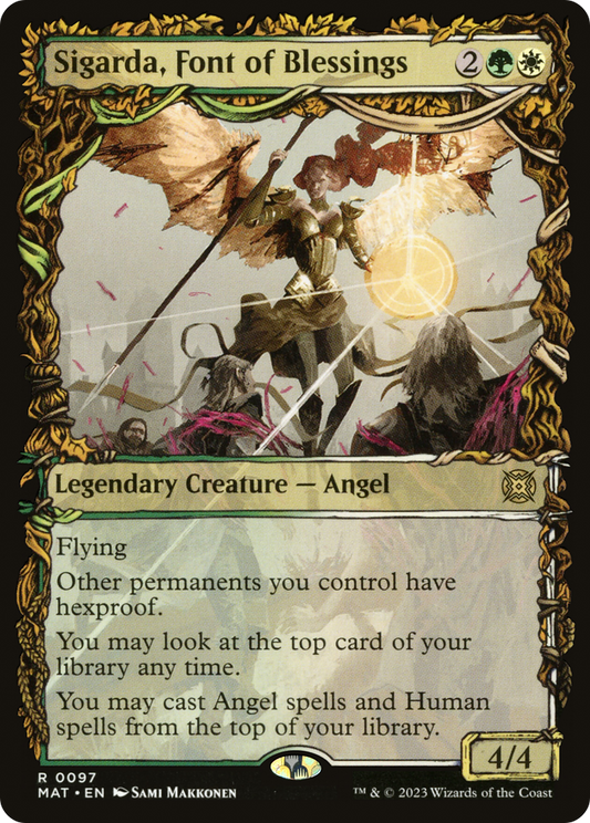 Sigarda, Font of Blessings (0097) (Showcase) - Foil