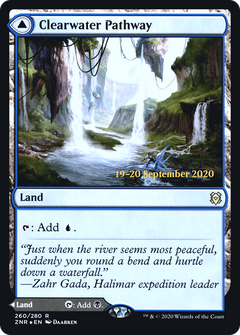Clearwater Pathway // Murkwater Pathway (260) (Prerelease) (PZNR) - Foil