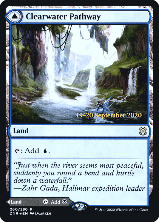 Clearwater Pathway // Murkwater Pathway (260) (Prerelease) (PZNR) - Foil
