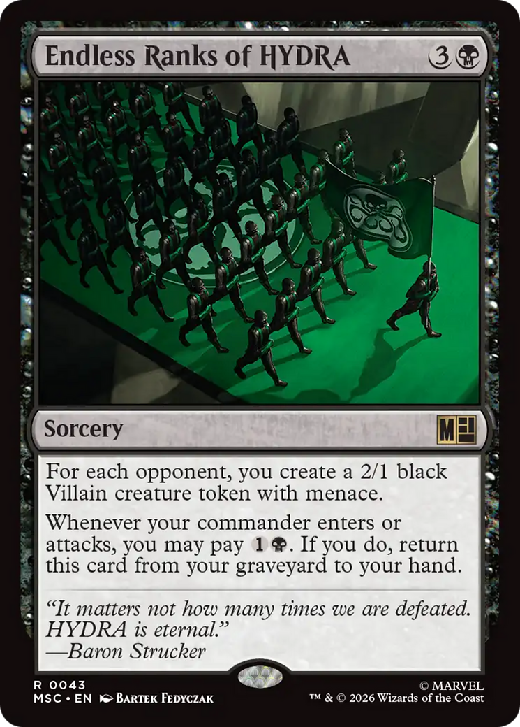 Endless Ranks of HYDRA (MSC)