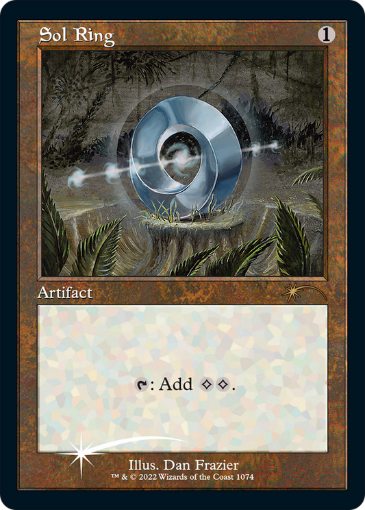 Sol Ring (1074) (Retro Frame) - Foil Etched