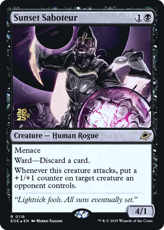 Sunset Saboteur (0116) (Prerelease) - Foil