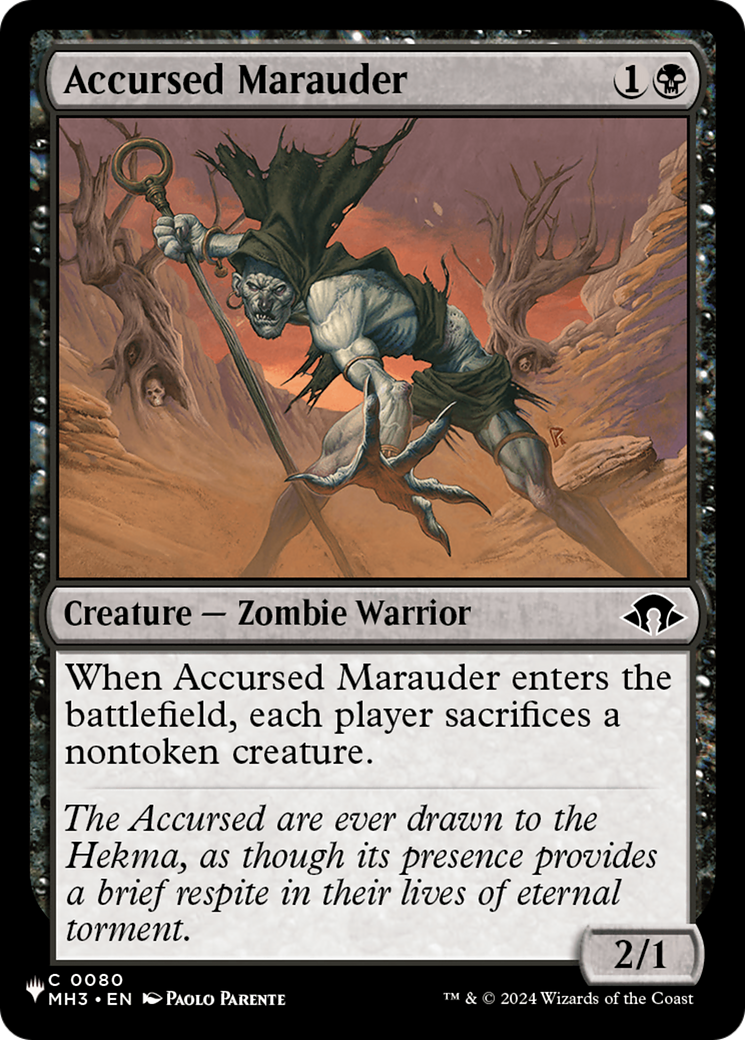 Accursed Marauder (MH3-80) (PLST)