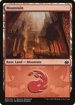 Mountain (B06) (Ravnica Weekend) - Foil