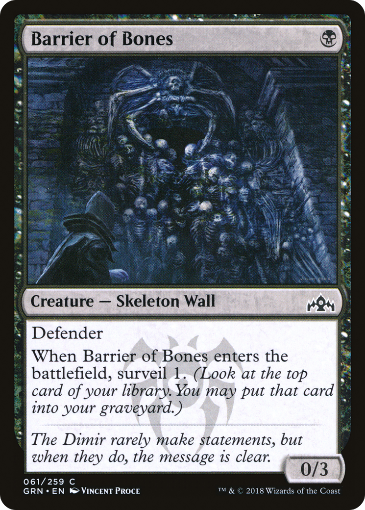 Barrier of Bones - Foil