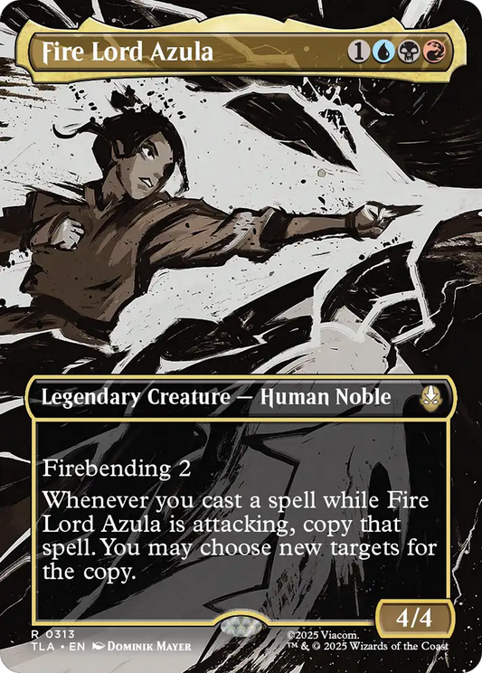 Fire Lord Azula (0313) (Borderless) - Foil tla
