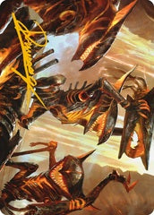 Gleeful Demolition (28/81) Art Card (AONE) - Gold-Stamped Signature