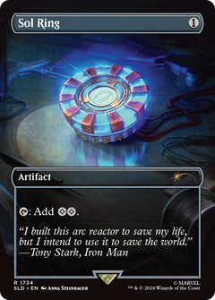 Sol Ring (1734) (Borderless) - Foil