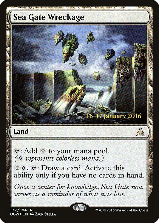 Sea Gate Wreckage (177) (Prerelease) - Foil