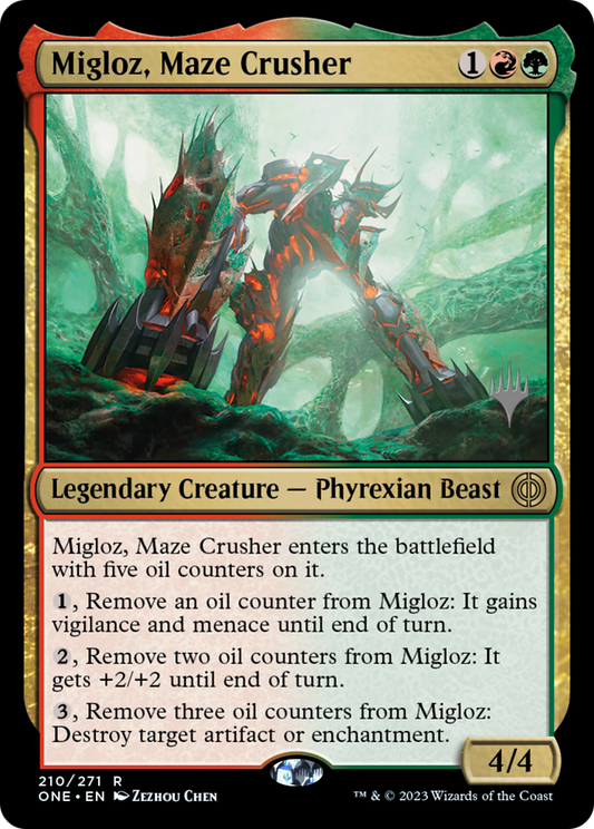 Migloz, Maze Crusher (210) (Promo Pack) - Foil