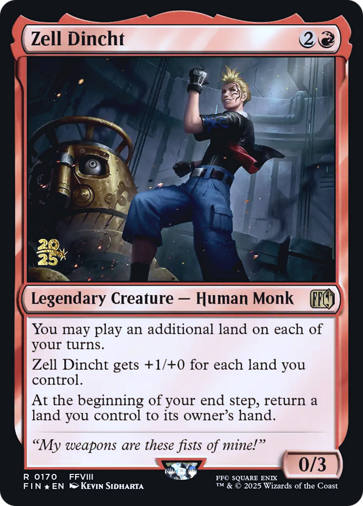 Zell Dincht (0170) (Prerelease) - Foil