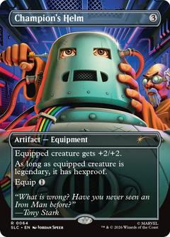 Champion's Helm (0064) (Borderless) (SLC) - Foil