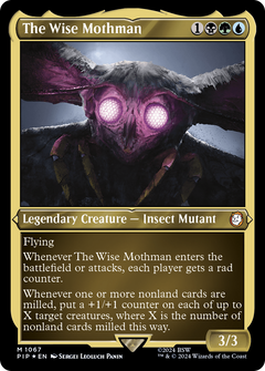 The Wise Mothman (1067) (Display Commander) (Thick Stock) - Foil Etched