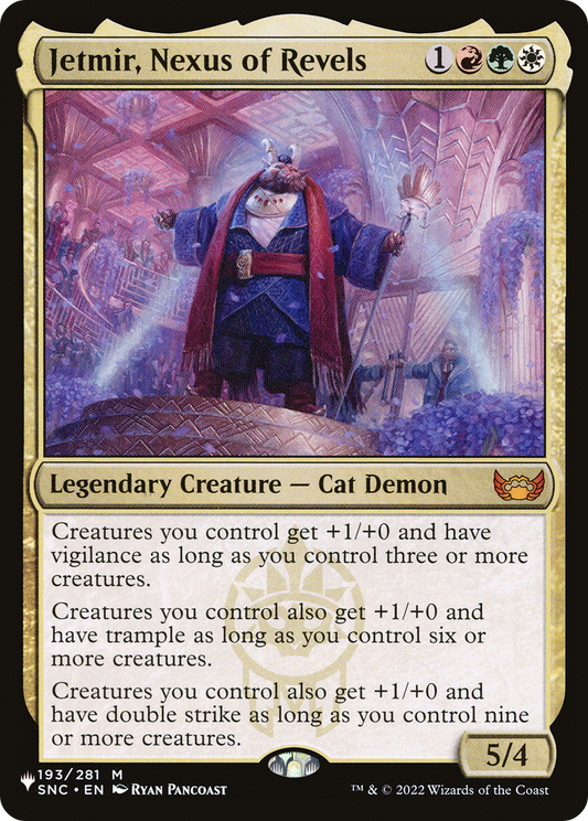Jetmir, Nexus of Revels (SNC-193) (PLST)