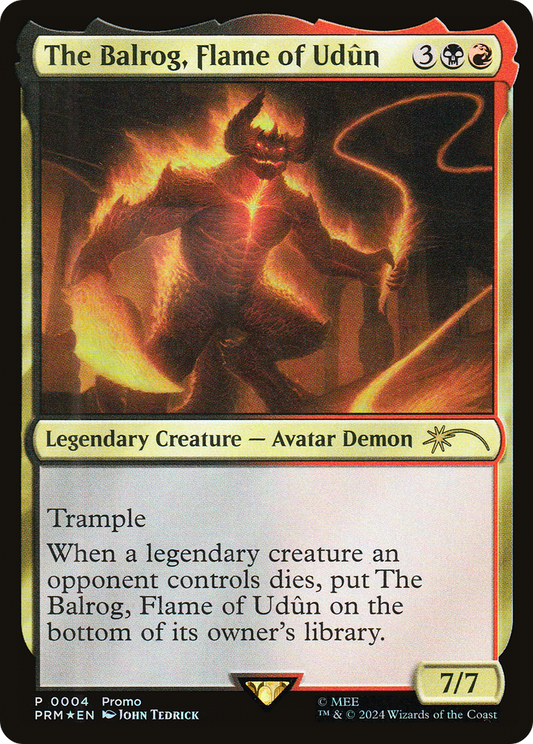 The Balrog, Flame of Udun (0004) (Promo) - Foil