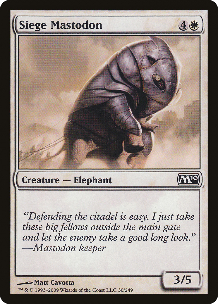 Siege Mastodon - Foil