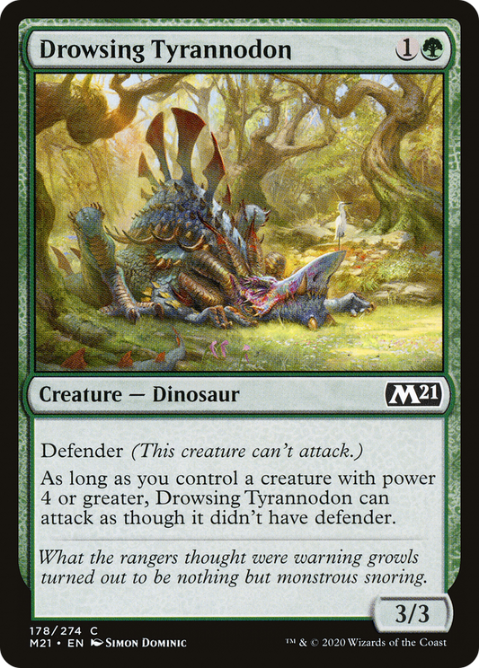 Drowsing Tyrannodon - Foil