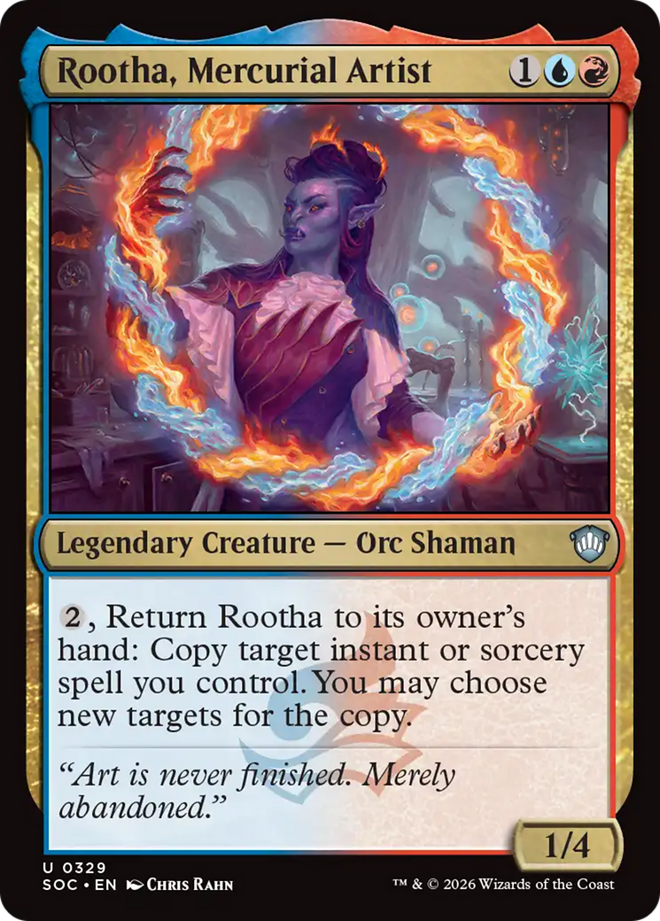 Rootha, Mercurial Artist (SOC)