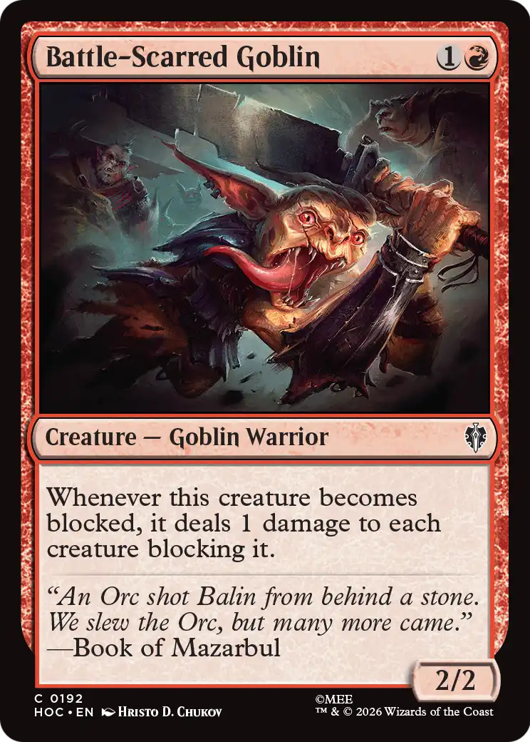 Battle-Scarred Goblin (HOC)