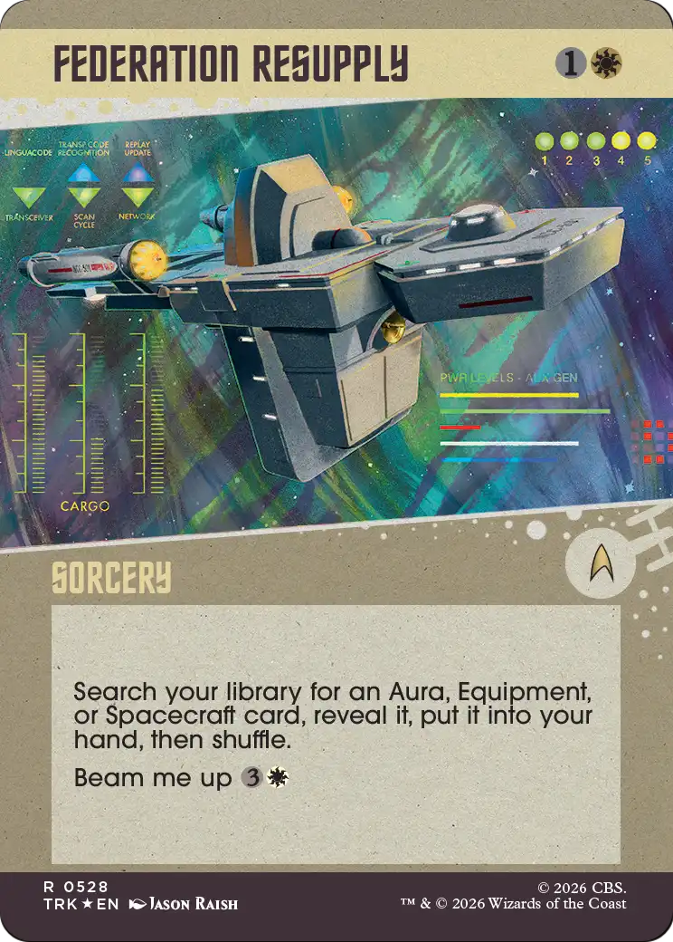 Federation Resupply (0528) (Showcase) (TRK) - Surge Foil