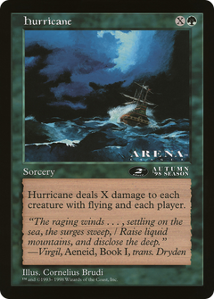 Hurricane (2nd Place) (Oversized) (Arena League Promo)