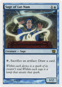 Sage of Lat-Nam (8th Edition) (Oversized) (Box Topper Promo) (O8TH)