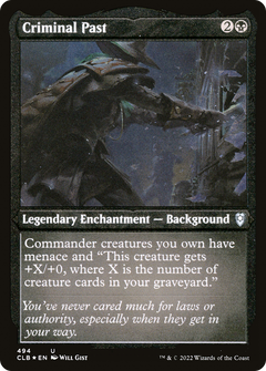 Criminal Past - Foil Etched