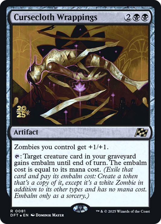 Cursecloth Wrappings (0081) (Prerelease) - Foil