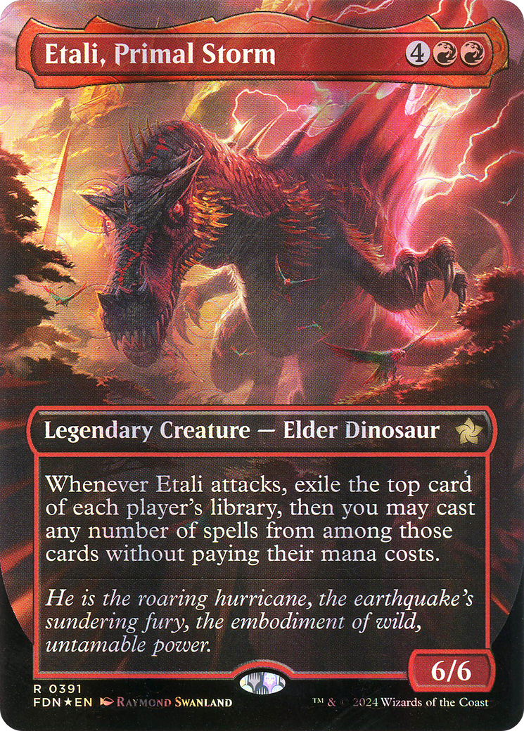Etali, Primal Storm (0391) (Borderless) - Mana Foil