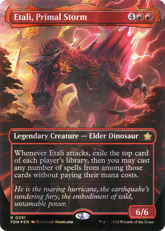 Etali, Primal Storm (0391) (Borderless) - Mana Foil
