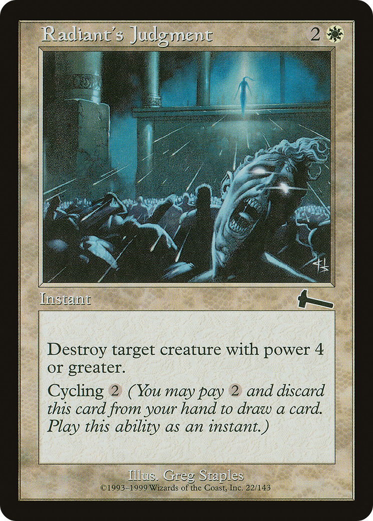 Radiant's Judgment - Foil