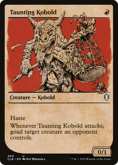 Taunting Kobold (404) (Showcase) - Foil