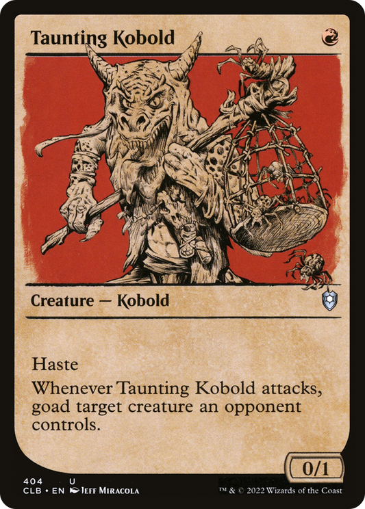 Taunting Kobold (404) (Showcase) - Foil