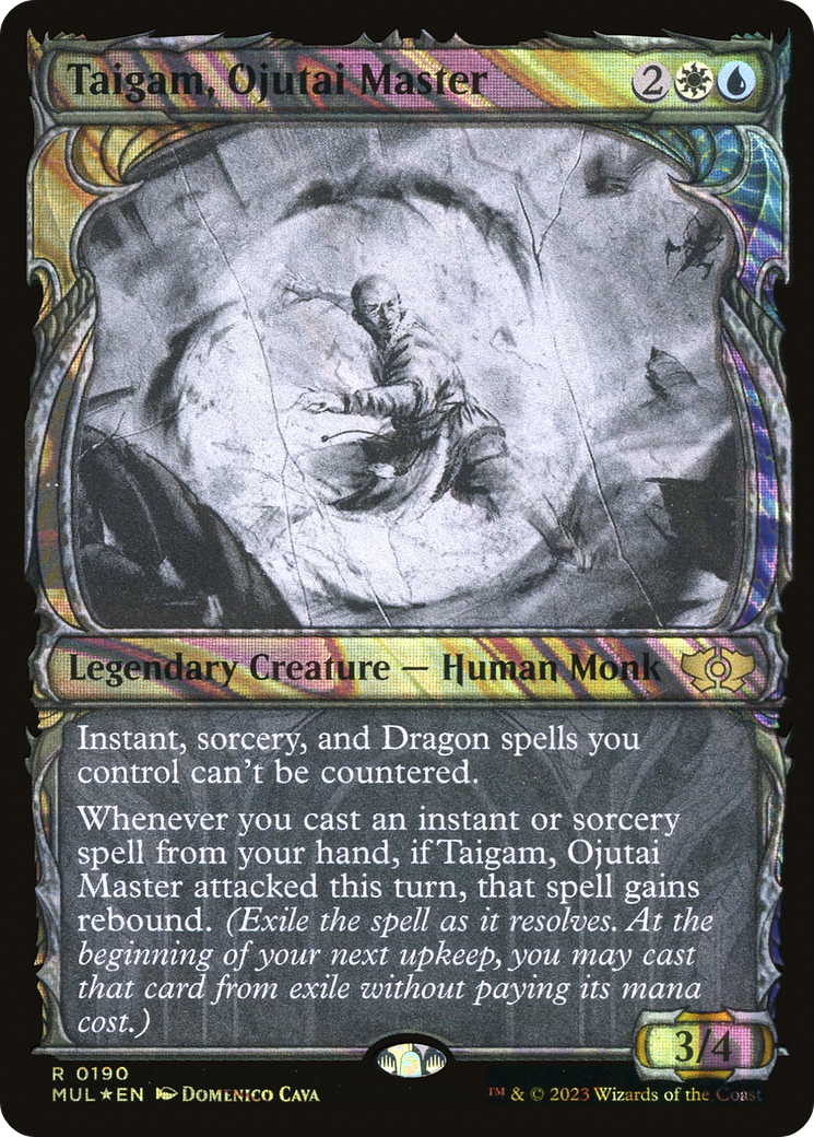 Taigam, Ojutai Master (0190) (Showcase) - Halo Foil