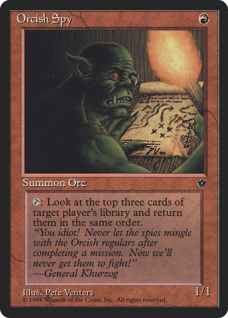 Orcish Spy (Illus. Pete Venters)
