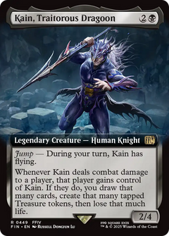 Kain, Traitorous Dragoon (0449) (Extended Art) - Foil